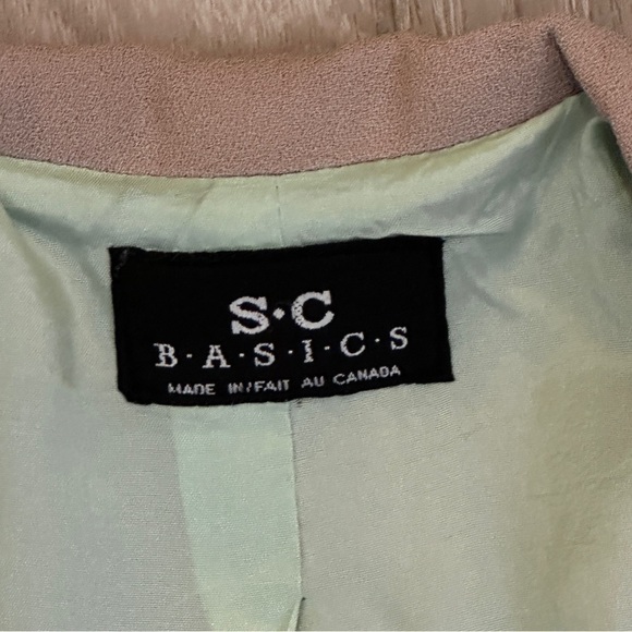 SC BASICS WOMEN'S BLAZER SZ 6 BEIGE - Picture 6 of 9